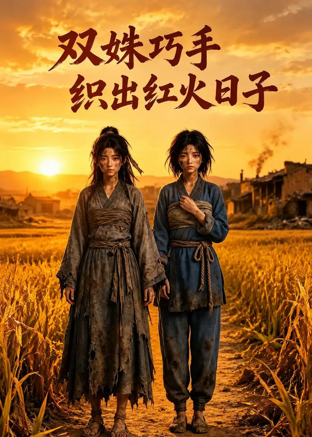 《双姝巧手织出红火日子（78集）AI短剧 (2026)》短剧封面