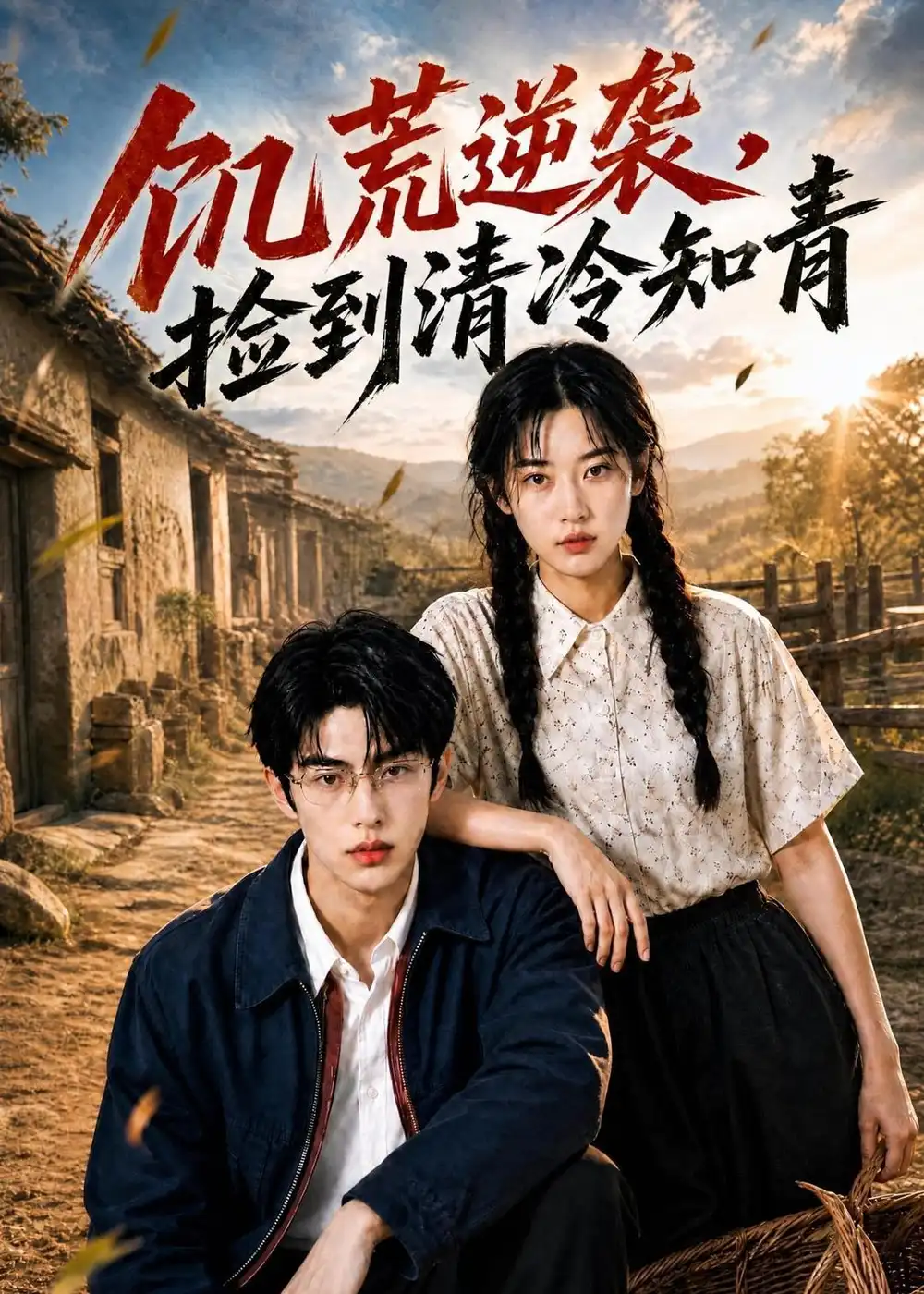 《饥荒逆袭,捡到清冷知青(58集)(夸克网盘)》短剧封面