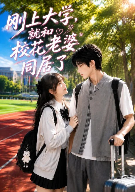《刚上大学，就和校花老婆同居了（205集）Ai短剧（百度网盘）》短剧封面
