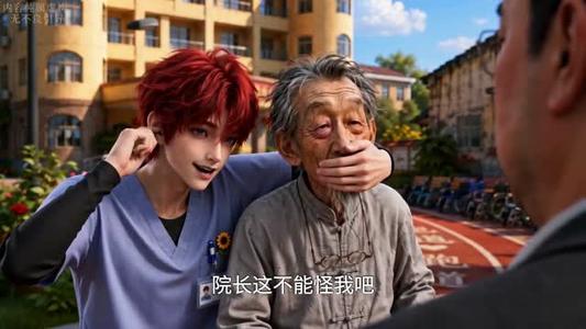 《魔丸护工，全网求我放过老人们》短剧封面
