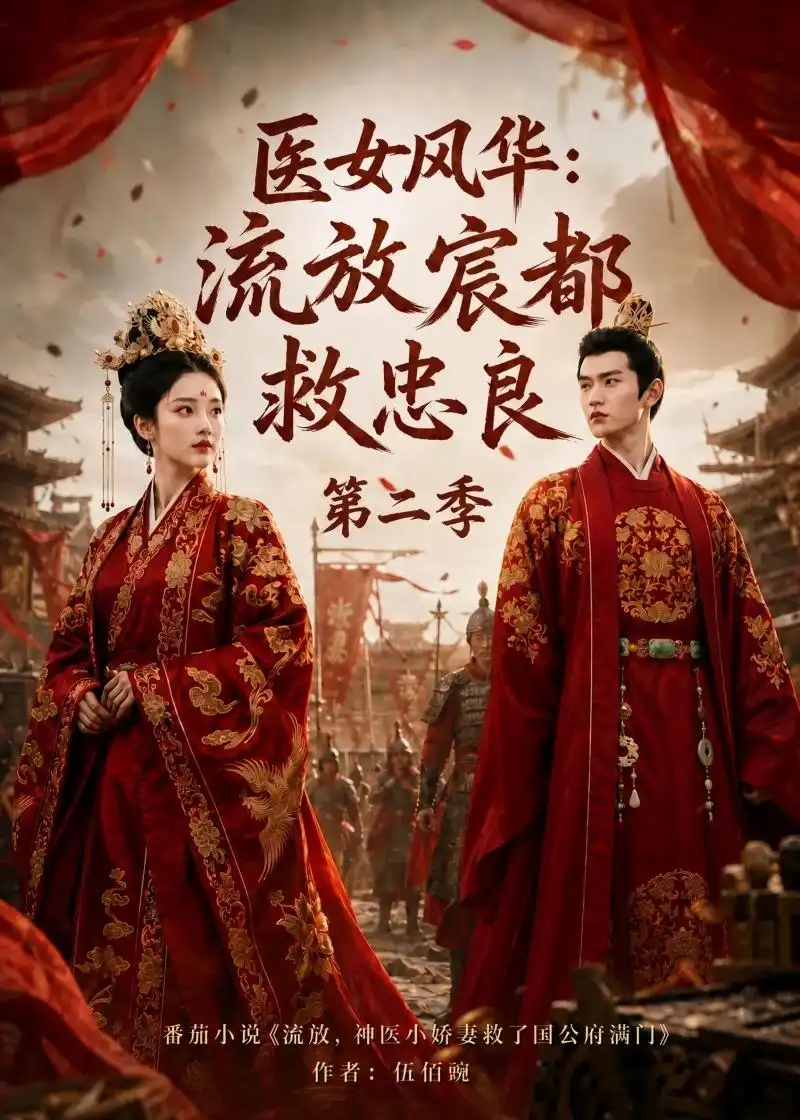 《医女风华：流放宸都救忠良第二季（90集）（夸克网盘）》短剧封面