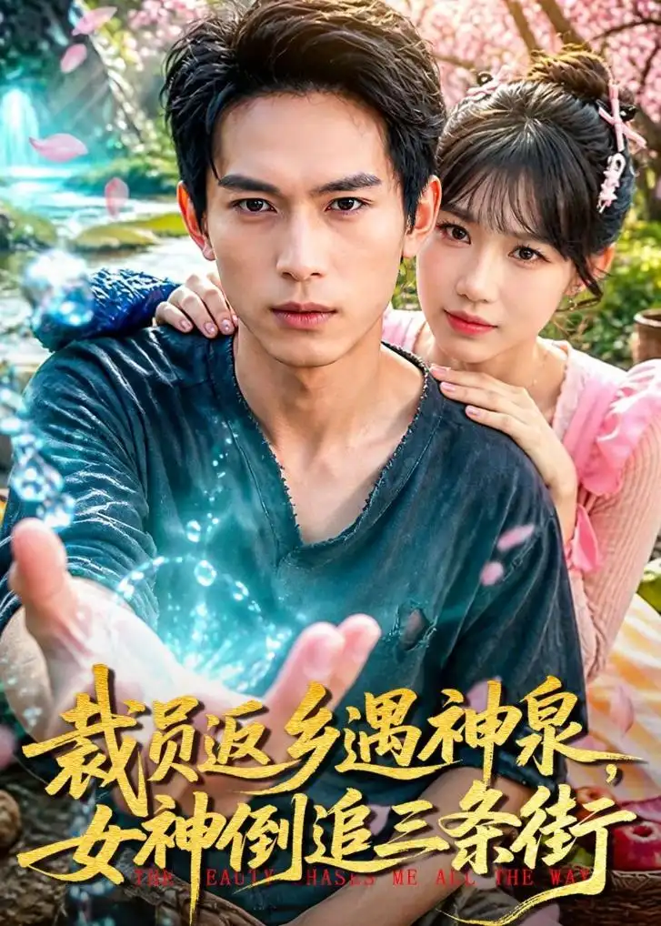 《裁员返乡遇神泉，女神倒追三条街（84集）雷孙强＆孙韵雅（夸克网盘）》短剧封面