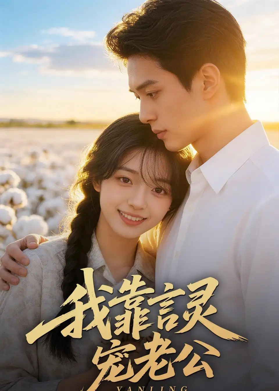 《我靠言灵宠老公（60集）AI短剧》短剧封面