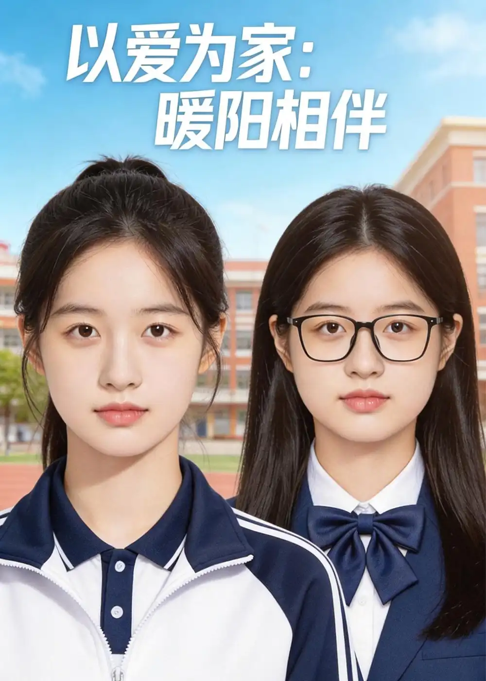《以爱为家：暖阳相伴（17集）Ai短剧（夸克网盘）》短剧封面