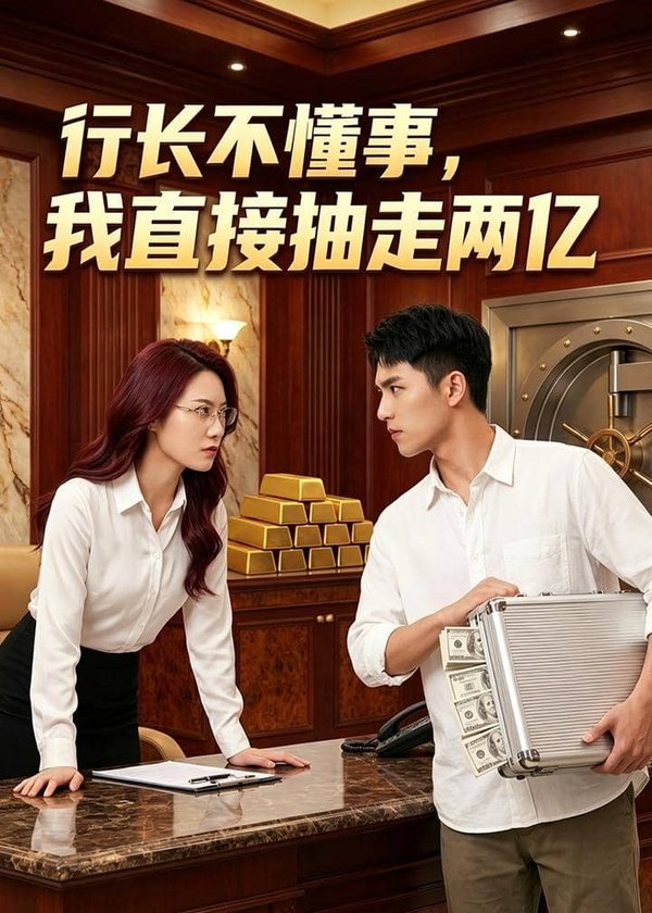 《行长不懂事，我直接抽走两亿（28集）Ai短剧（百度网盘）》短剧封面
