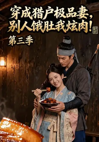 《穿成猎户极品妻,别人饿肚我炫肉!第三季(40集)AI短剧 (2026)》短剧封面