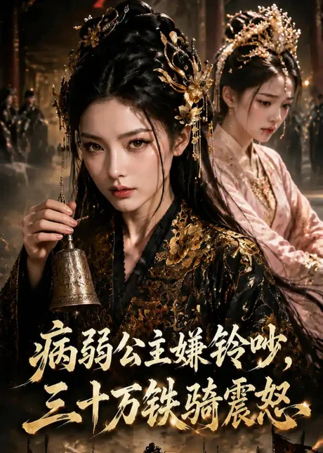 《病弱公主嫌铃吵,三十万铁骑震怒(64集)AI短剧 (2026)》短剧封面