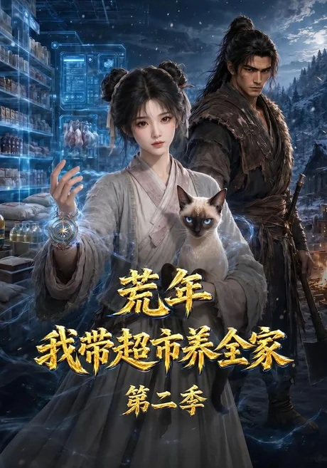《荒年,我带超市养全家第二季(107集)(夸克网盘)》短剧封面
