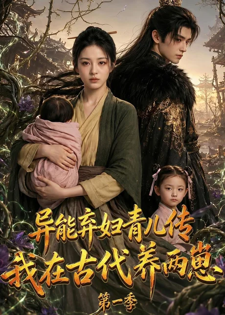 《异能弃妇青儿传,我在古代养两崽第一季(96集)(百度网盘)》短剧封面