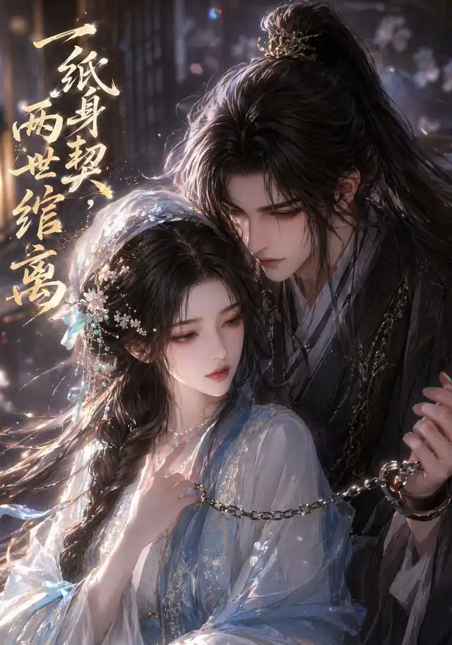 《一纸身契，两世绾离（53集）AI短剧 (2026)》短剧封面