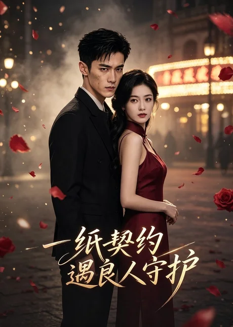 《一纸契约遇良人守护(20集)AI短剧 (2026)》短剧封面