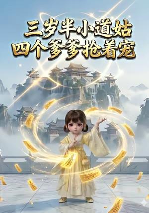 三岁半小道姑，四个爹爹抢着宠（53集）（夸克网盘）封面图 - 家庭短剧