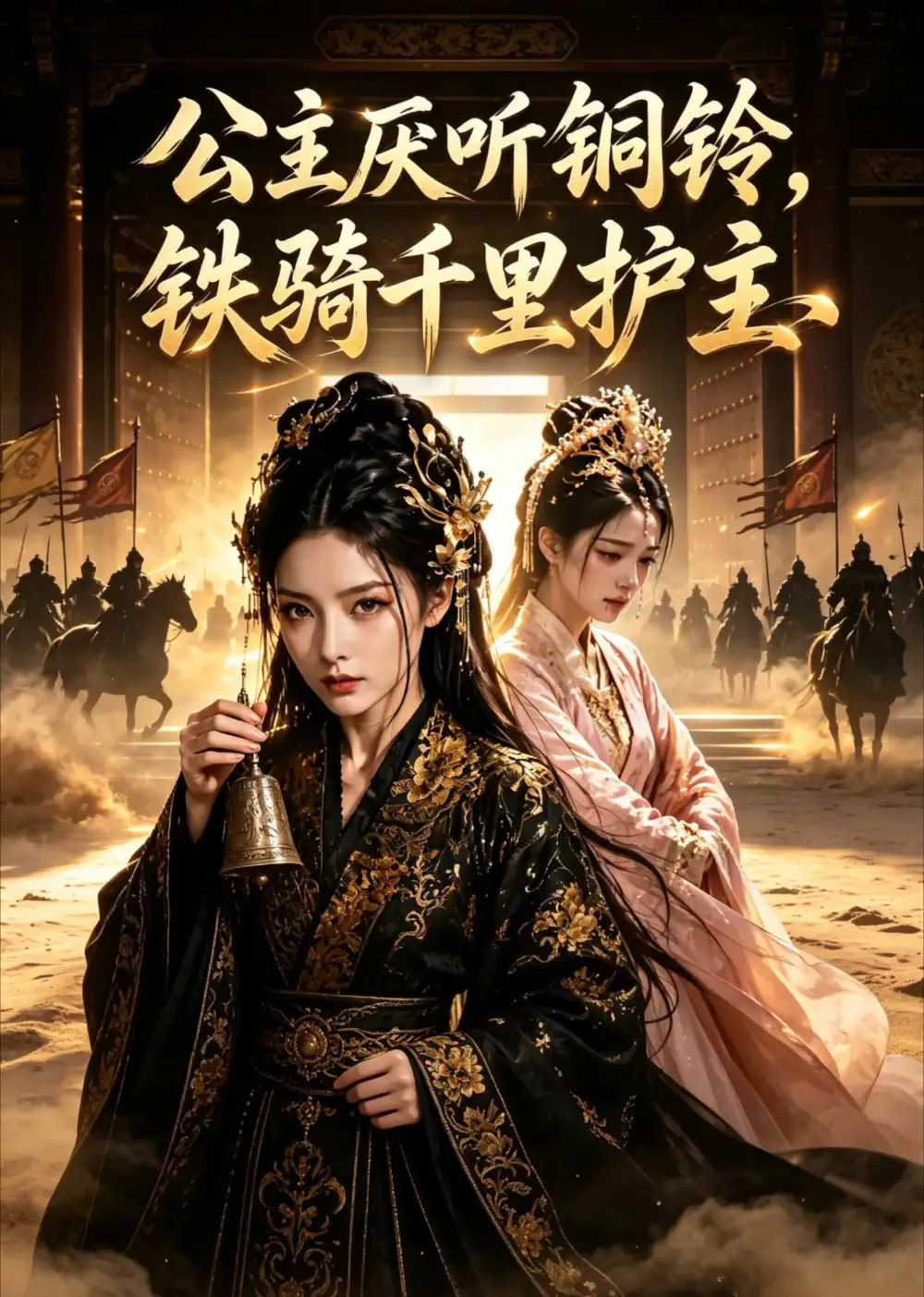 《公主厌听铜铃，铁骑千里护主（64集）AI短剧 (2026)》短剧封面