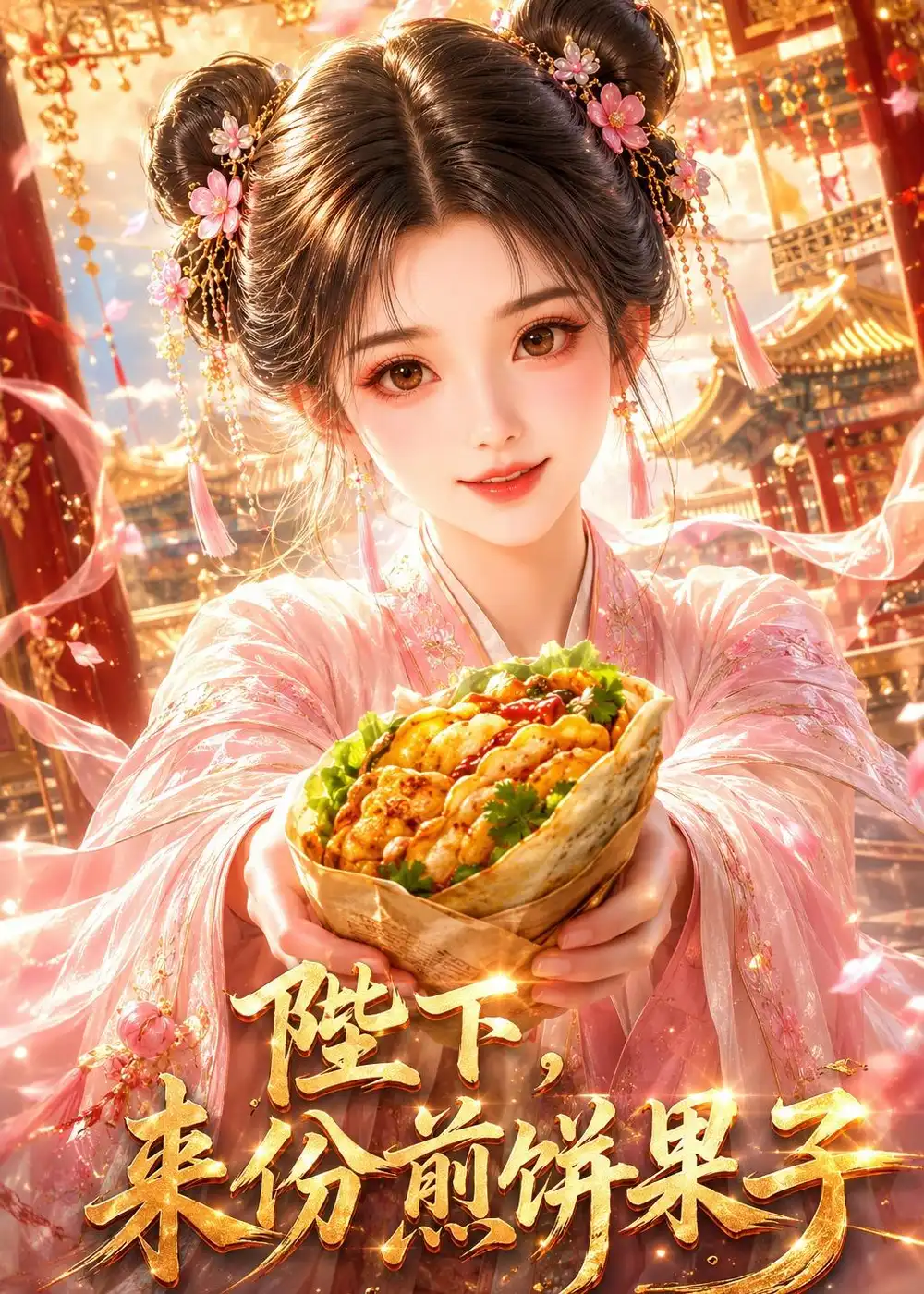 《陛下，来份煎饼果子（30集）（夸克网盘）》短剧封面