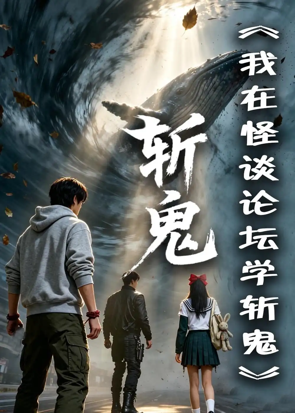 《我在怪谈论坛学斩鬼（70集）AI短剧（夸克网盘）》短剧封面