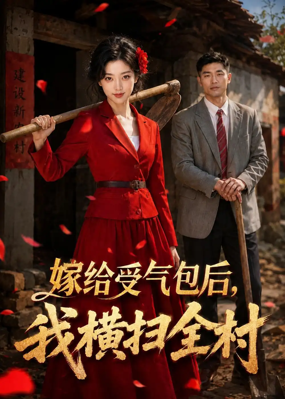 《嫁给受气包后，我横扫全村（40集）（夸克网盘）》短剧封面