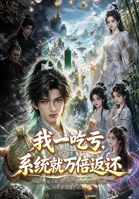 《我一吃亏，系统就万倍返还（62集）（夸克网盘）》短剧封面