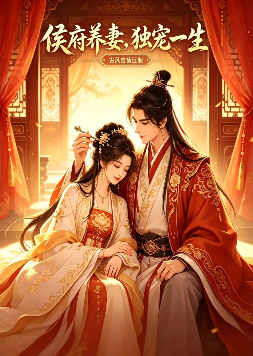 《侯府养妻，独宠一生（48集）AI短剧 (2026)》短剧封面
