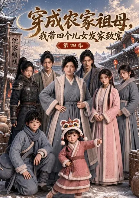 《穿成农家祖母，我带四个儿女发家致富第四季（64集）（夸克网盘）》短剧封面