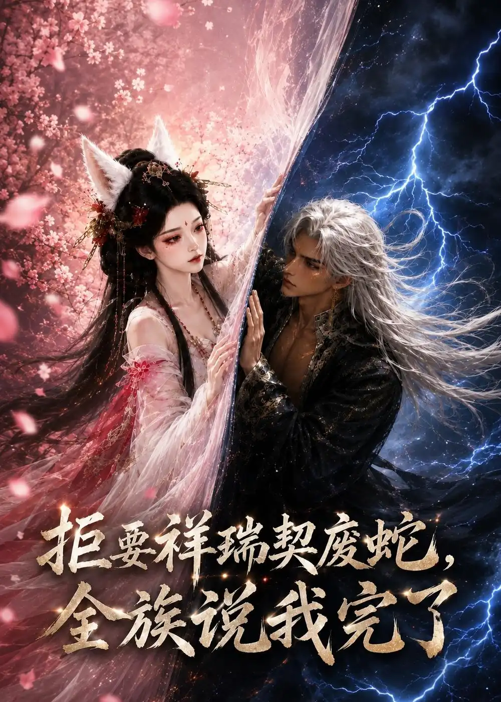 《拒要祥瑞契废蛇,全族说我完了(57集)AI短剧 (2026)》短剧封面
