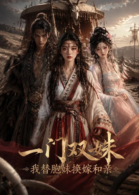《一门双姝：我替胞妹换嫁和亲（52集）（百度网盘）》短剧封面