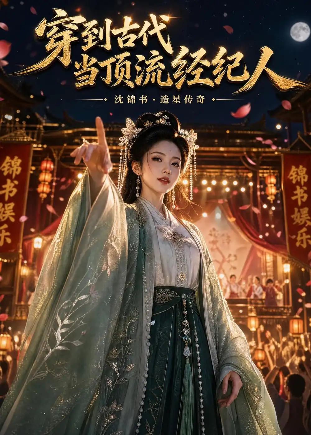《穿到古代当顶流经纪人(59集)(夸克网盘)》短剧封面