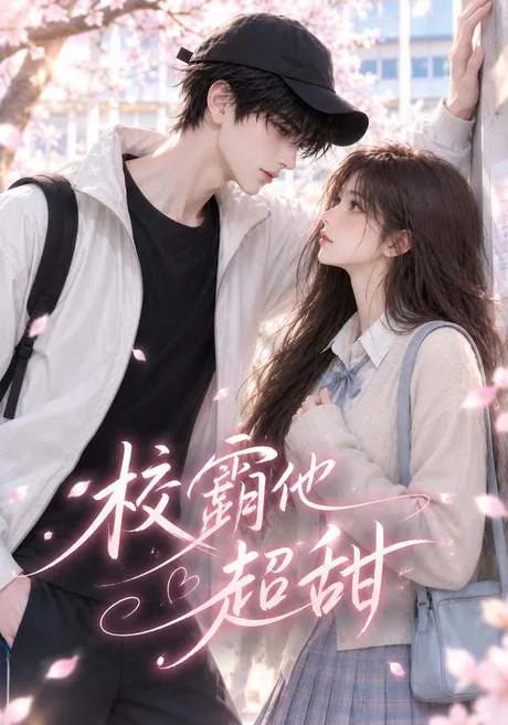 《校霸他超甜（30集）Ai短剧（百度网盘）》短剧封面