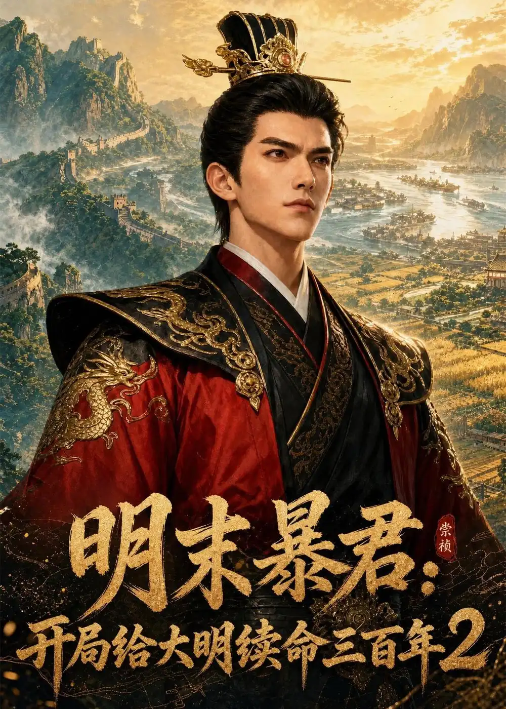 《明末暴君：开局给大明续命三百年2（54集）AI短剧（夸克网盘）》短剧封面