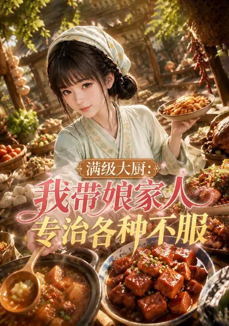 《满级大厨：我带娘家人专治各种不服（60集）AI短剧 (2026)》短剧封面
