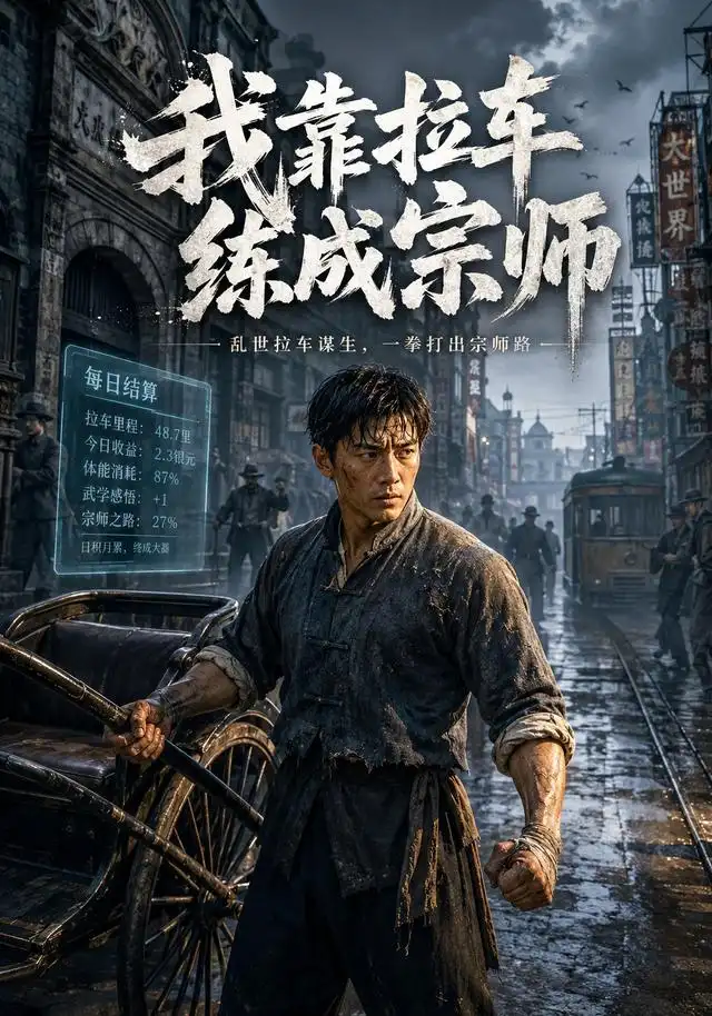 《我靠拉车练成宗师（65集） AI短剧（夸克网盘）》短剧封面