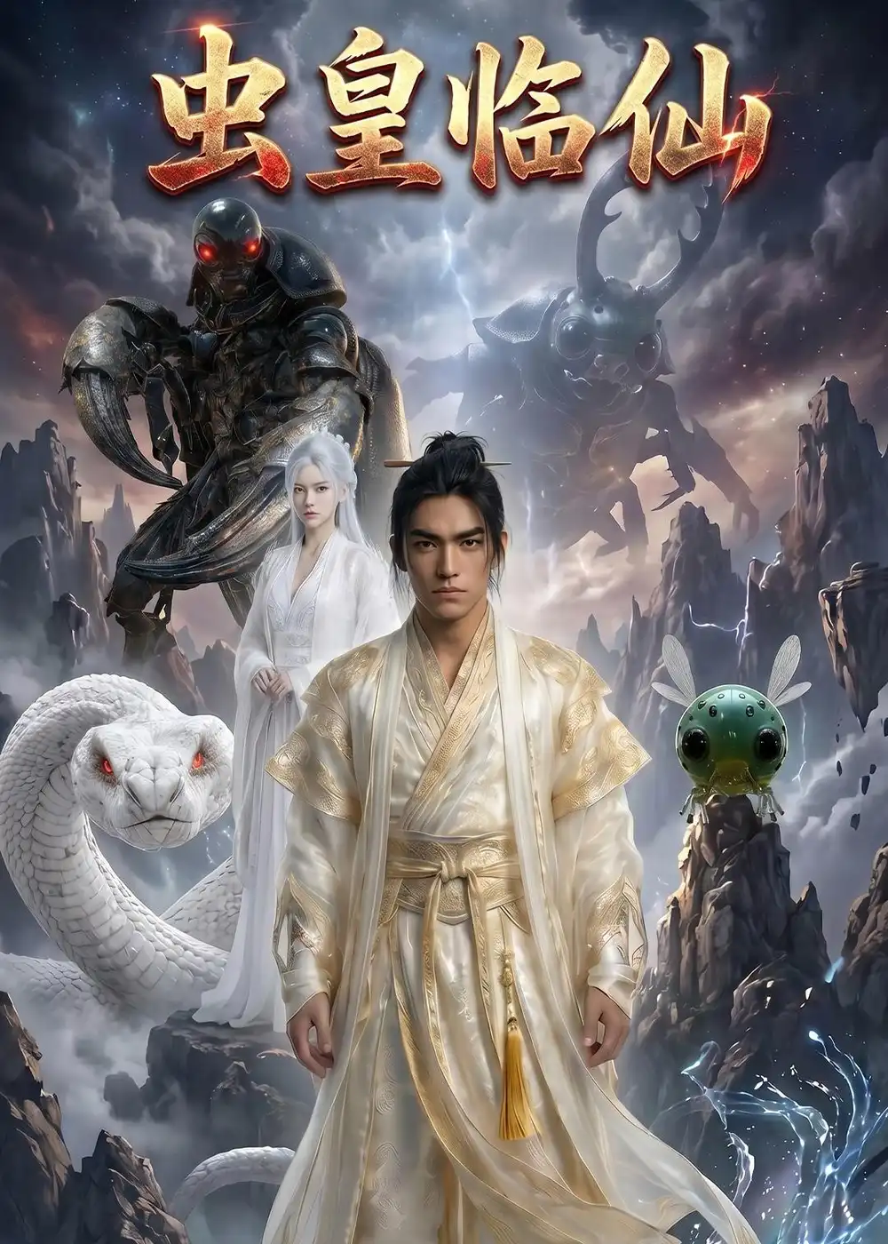 《虫皇临仙（80集）AI短剧（夸克网盘）》短剧封面