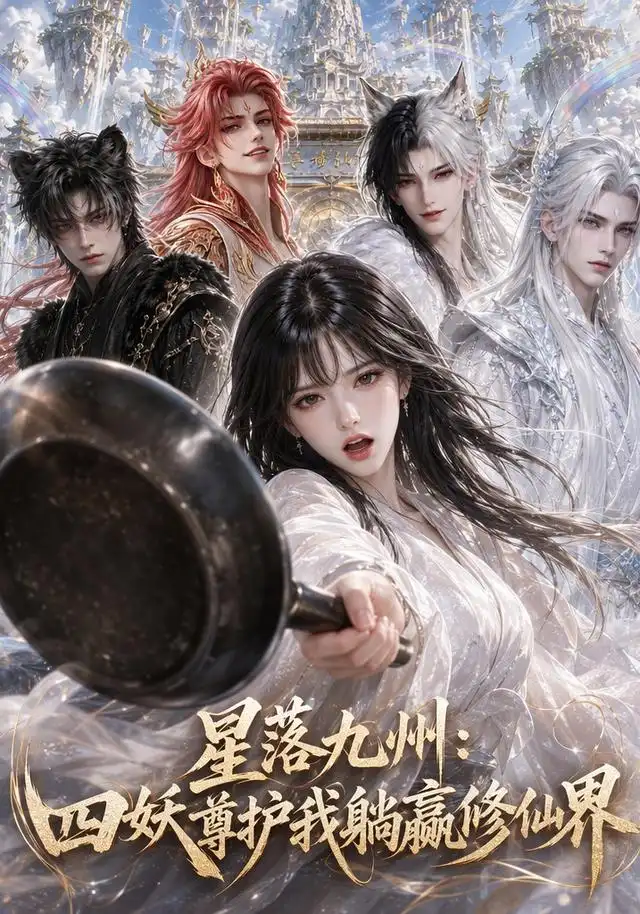 《星落九州：四妖尊护我躺赢修仙界（57集）（夸克网盘）》短剧封面