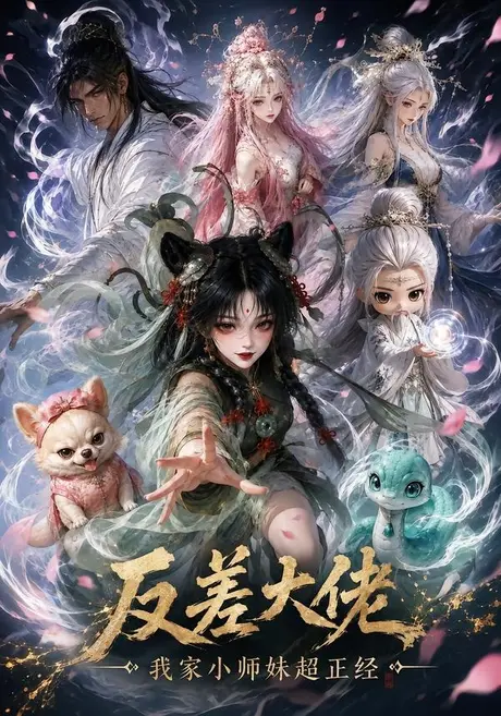 《反差大佬：我家小师妹超正经（200集）（夸克网盘）》短剧封面