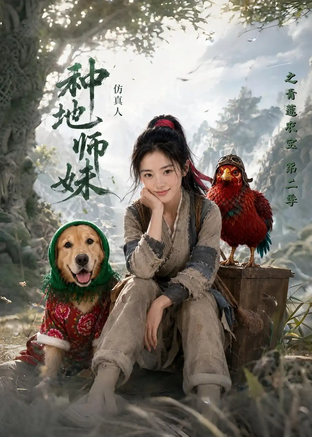 《种地师妹仿真人之青莲农宝第二季(104集)(夸克网盘)》短剧封面