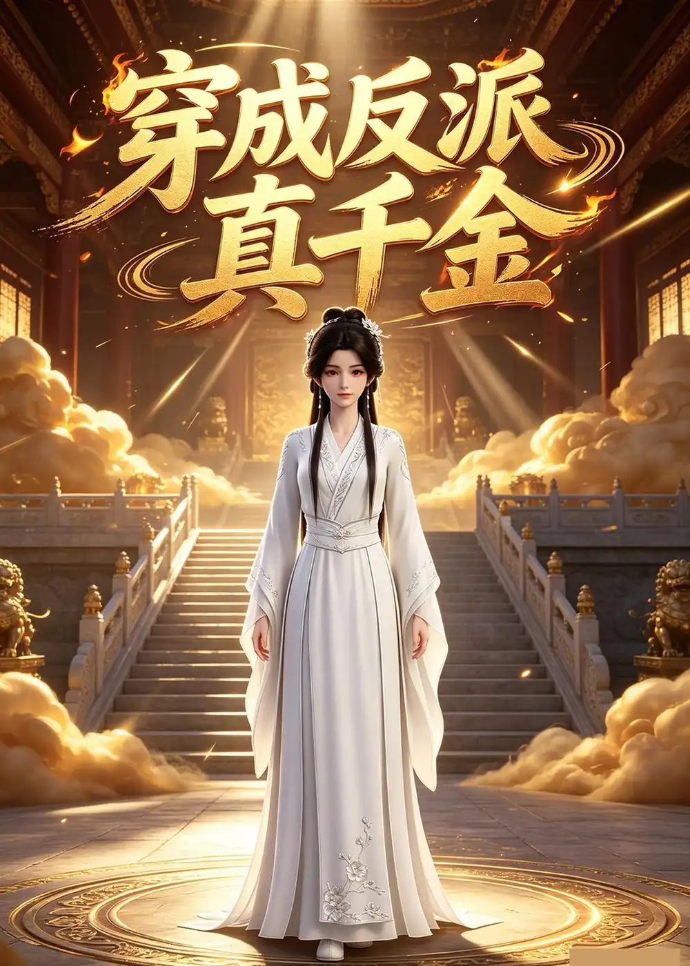 《穿成反派真千金(37集)AI短剧(夸克网盘)》短剧封面
