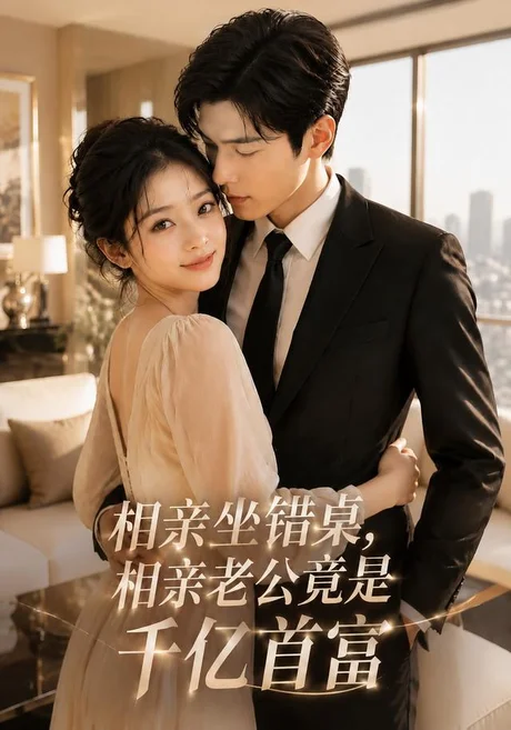 《相亲坐错桌，相亲老公竟是千亿首富（100集）（夸克网盘）》短剧封面