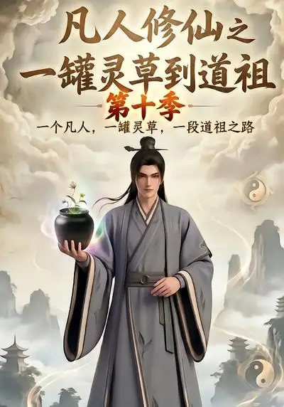 《凡人修仙之一罐灵草到道祖第十季（99集）AI短剧 (2026)》短剧封面