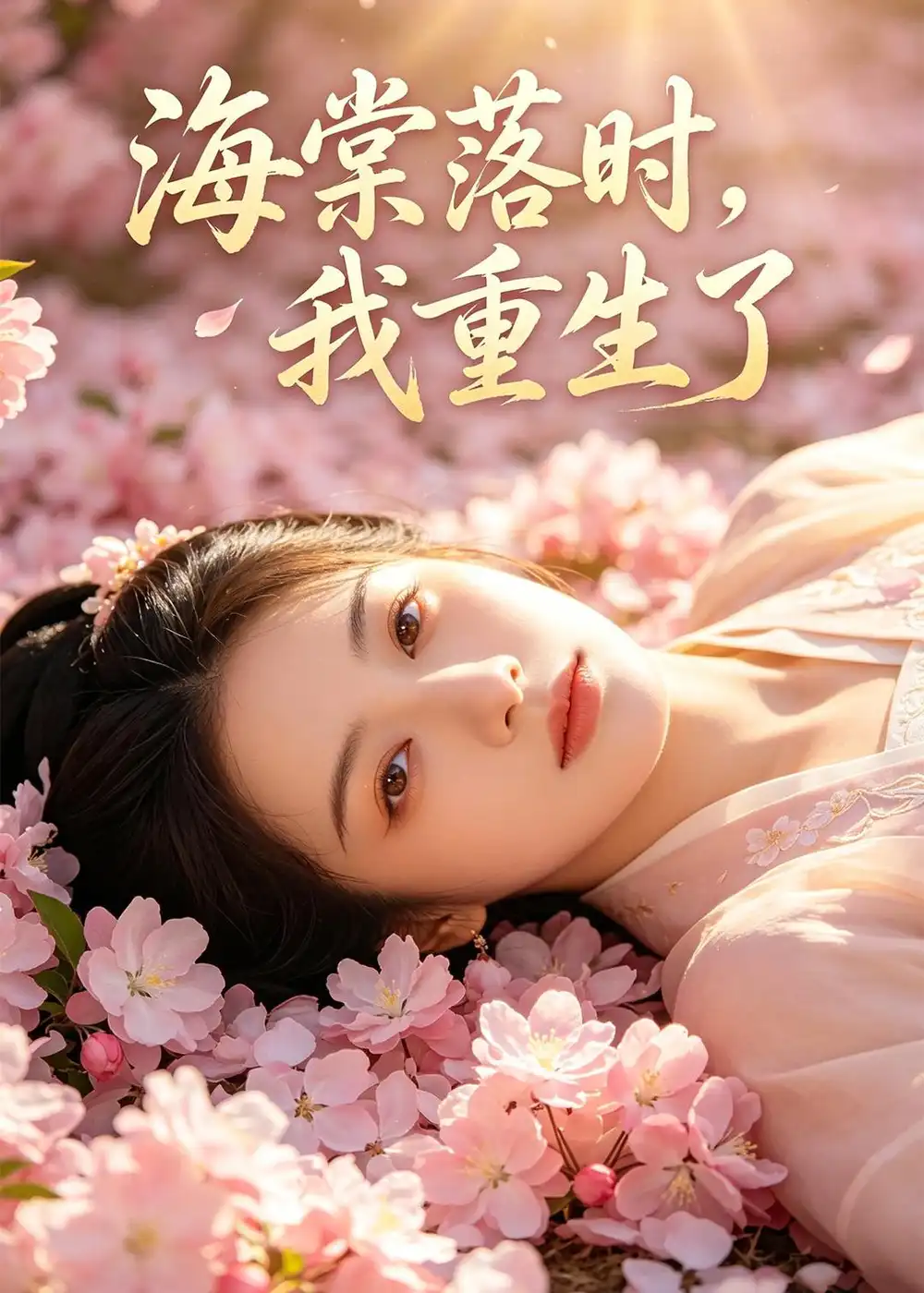 《海棠落时，我重生了（46集）AI短剧（夸克网盘）》短剧封面