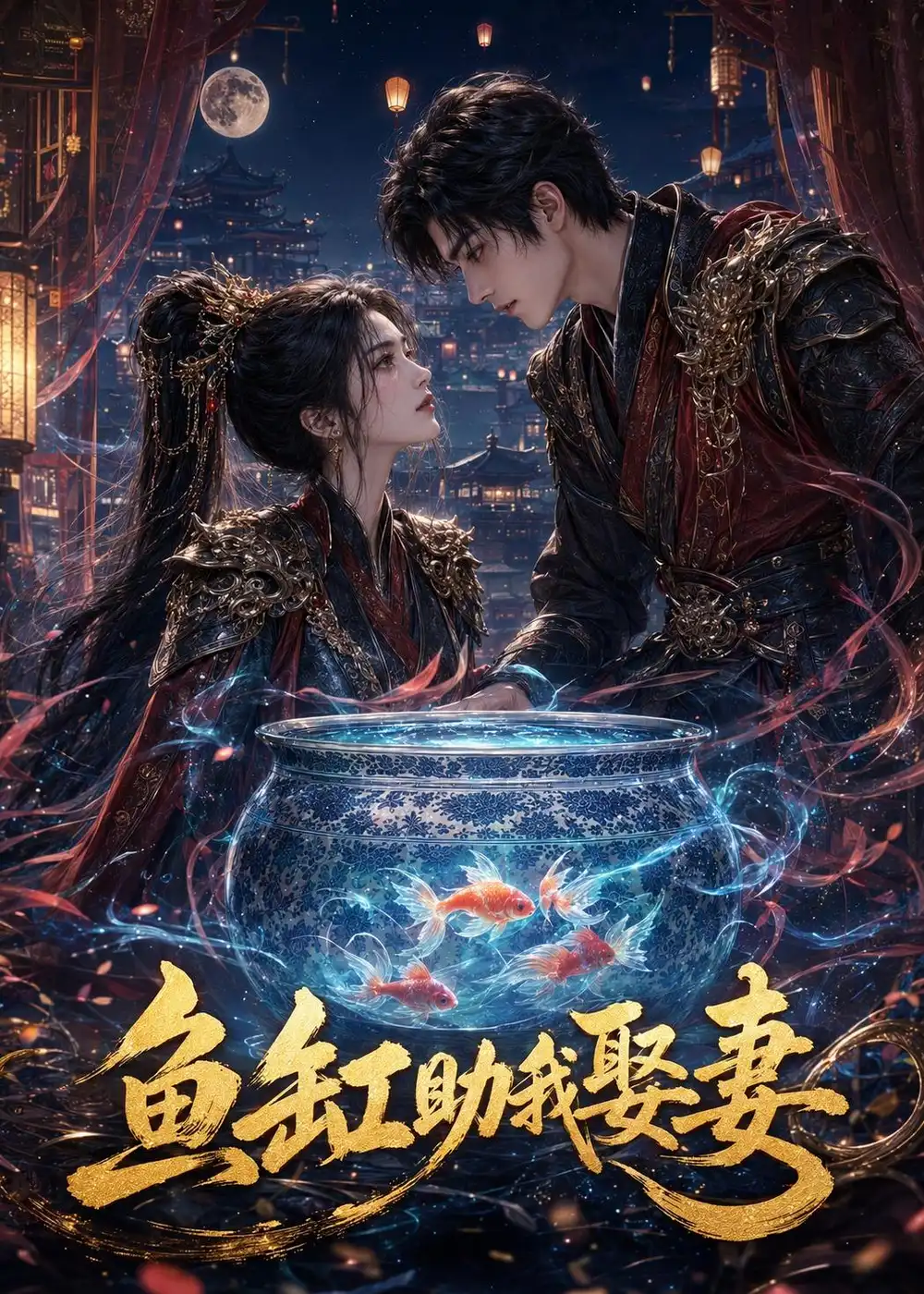 《鱼缸助我娶妻（50集）AI短剧（夸克网盘）》短剧封面