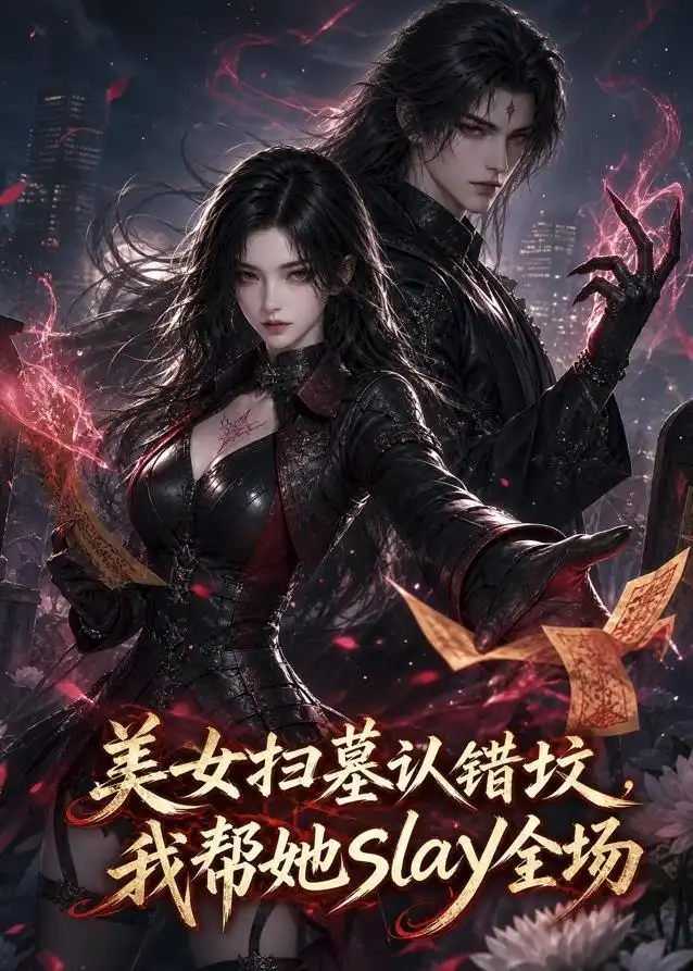 《美女扫墓认错坟,我帮她slay全场(44集)(夸克网盘)》短剧封面