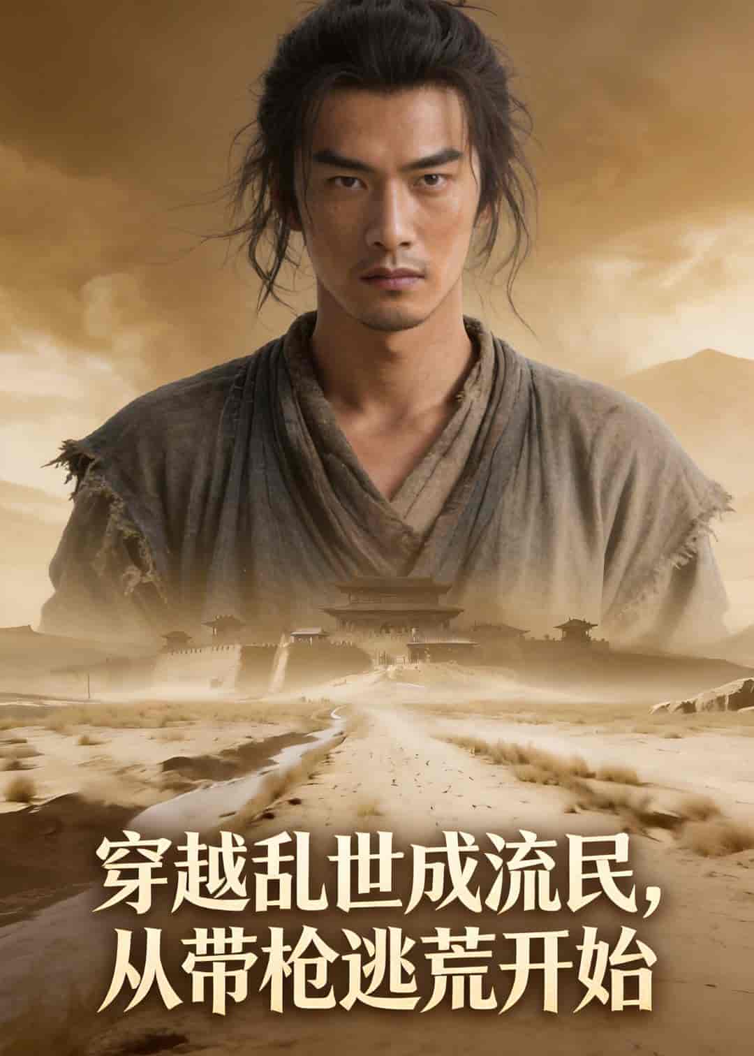 《穿越乱世成流民，从带枪逃荒开始（100集）Ai短剧（百度网盘）》短剧封面
