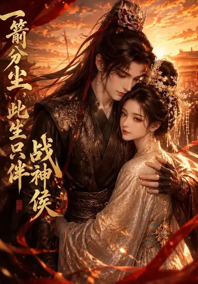 《一箭分尘,此生只伴战神侯(44集)AI短剧(夸克网盘)》短剧封面