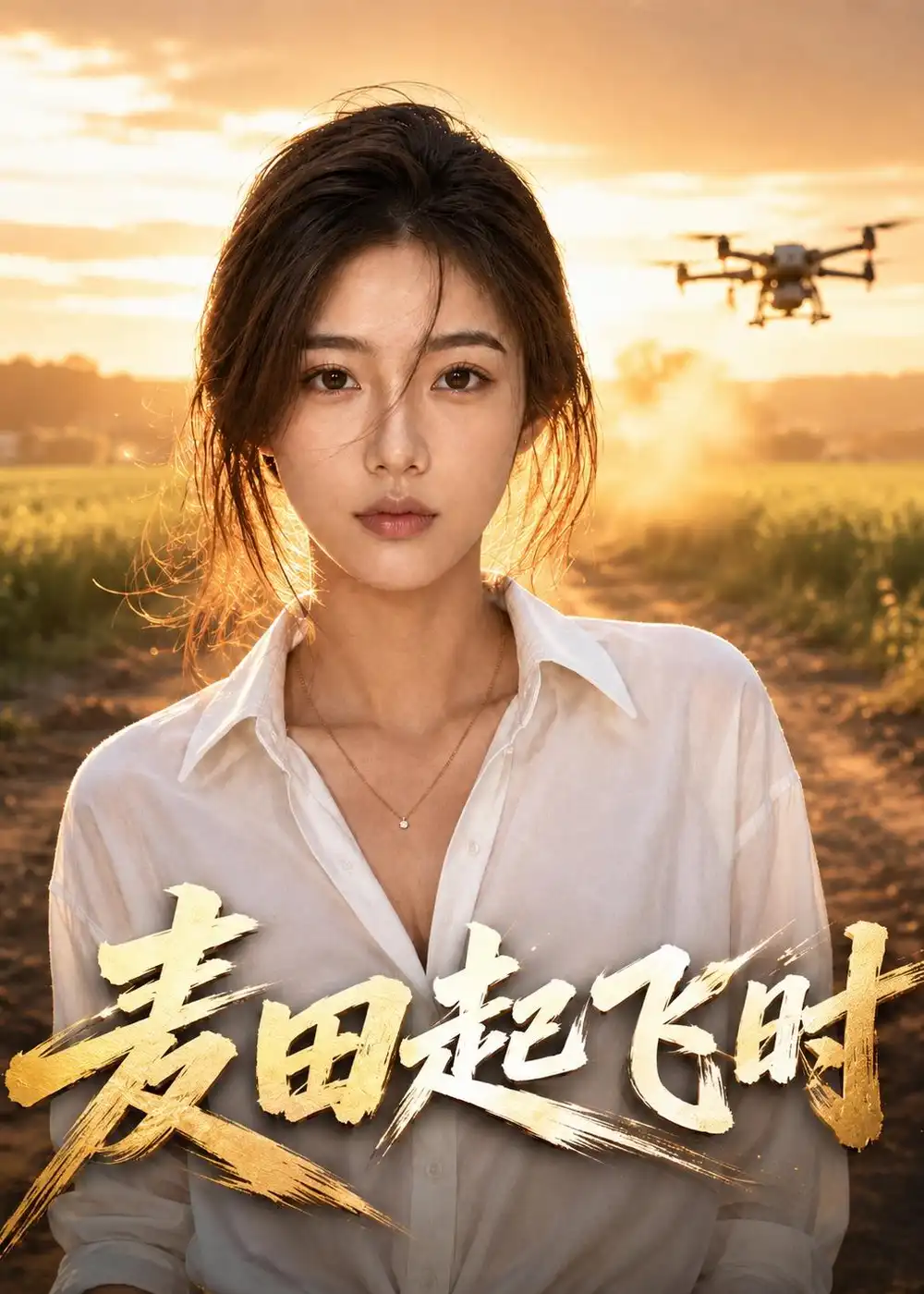 《麦田起飞时（62集）AI短剧（夸克网盘）》短剧封面