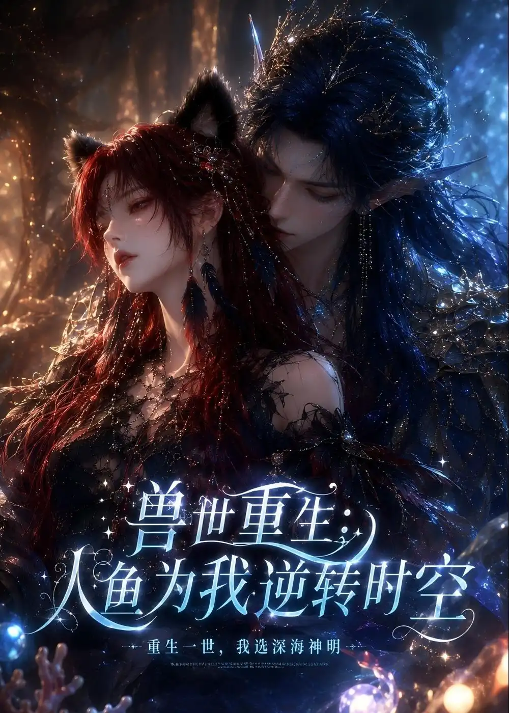 《兽世重生：人鱼为我逆转时空（50集）（夸克网盘）》短剧封面