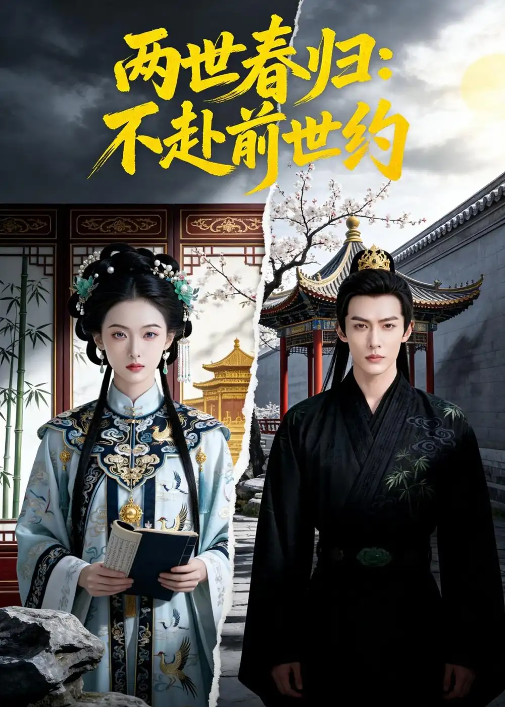 《两世春归：不赴前世约（47集）Ai短剧（夸克网盘）》短剧封面