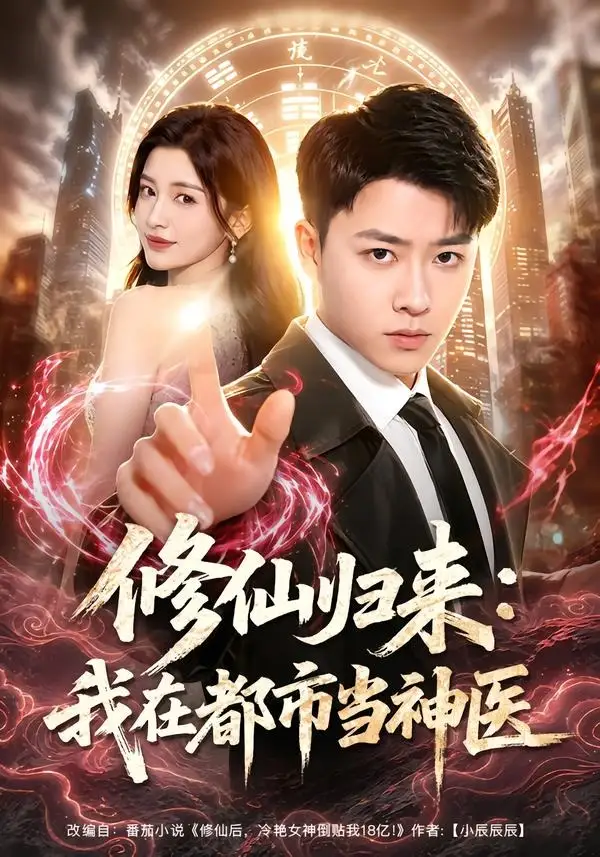 《修仙归来：我在都市当神医（77集）汪克强＆田诗园（夸克网盘）》短剧封面