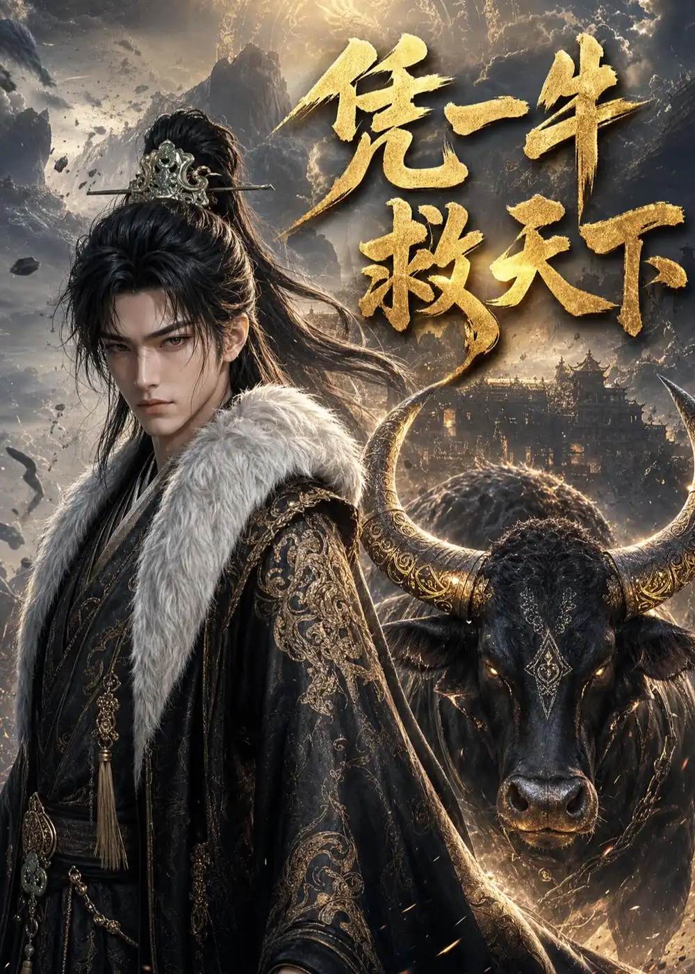 《凭一牛救天下（51集）漫剧 (2026)》短剧封面