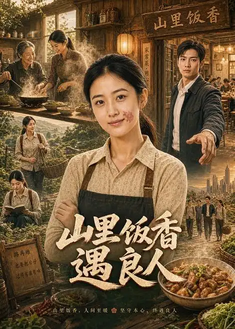 《山里饭香遇良人（49集）AI短剧（夸克网盘）》短剧封面