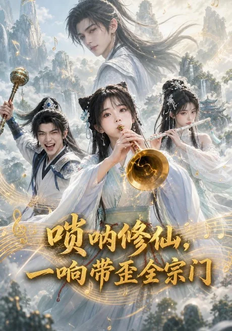 《唢呐修仙，一响带歪全宗门（107集）AI短剧 (2026)》短剧封面