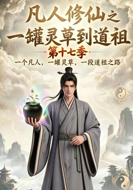 《凡人修仙之一罐灵草到道祖第十七季（299集）（夸克网盘）》短剧封面